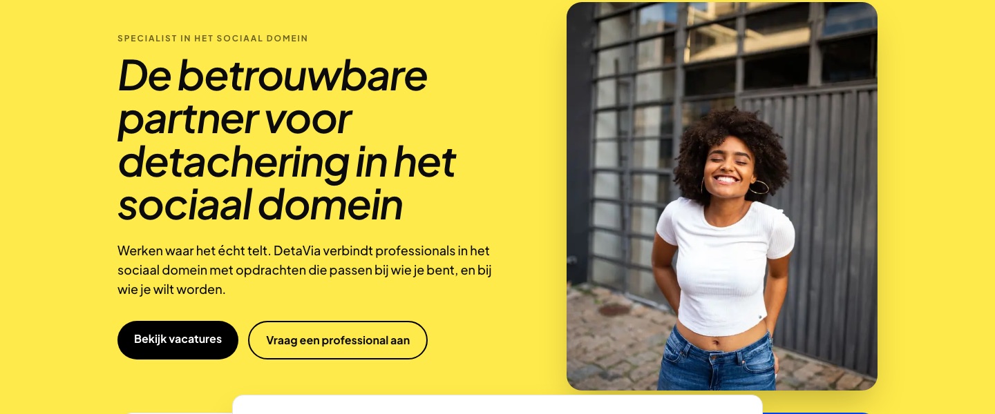 Homepage van detavia.nl